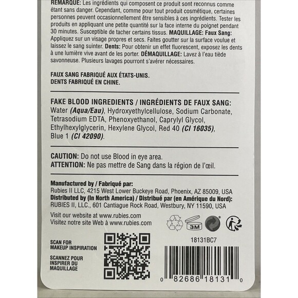 Vampire Teeth Glow in the Dark and Blood - Picture 8 of 9